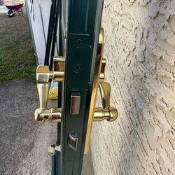 Likely used storm door full size and half-and-half. See pictures you know $100 each.