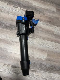 Kobalt 48V MAX (24Vx2) 600 CFM / 150 MPH Handheld Leaf Blower Kit,