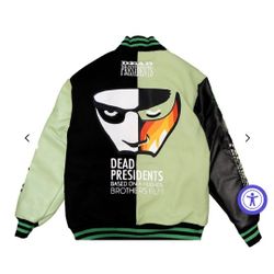 DEAD PRESIDENT VARSITY JACKET SIZE MEDIUM BRAND NEW IN PLASTIC 