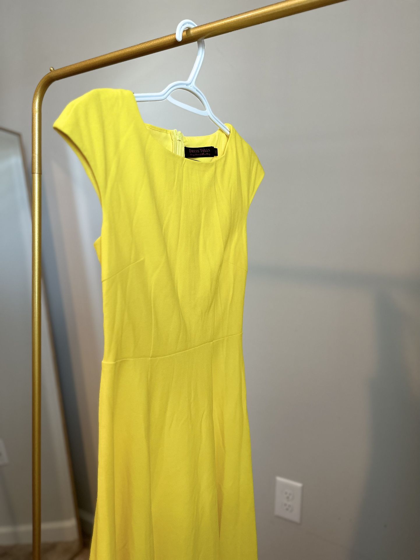 Formal Beautiful Yellow Dress