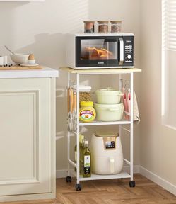 3-Tier Kitchen Baker's Rack with Wheels