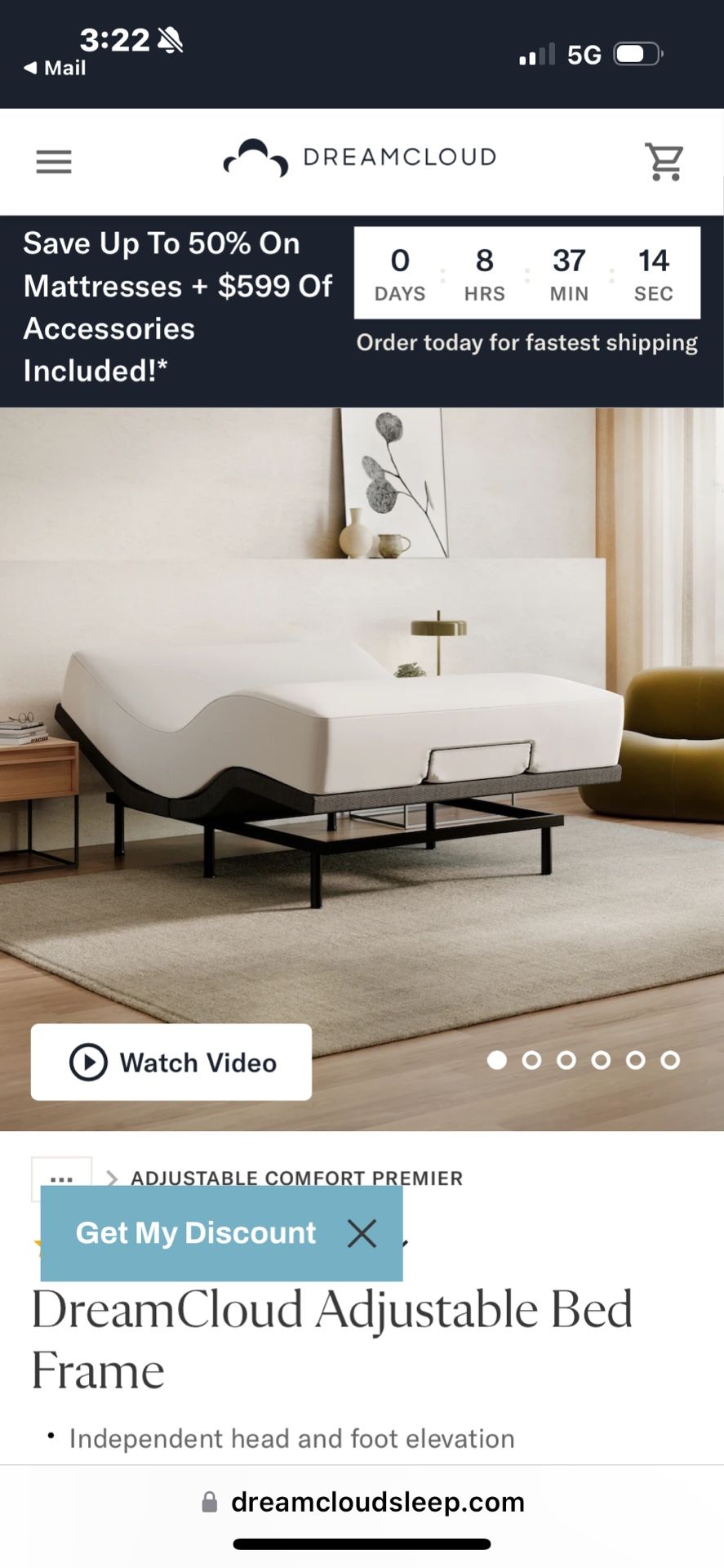 Queen Adjustable Bed Frame