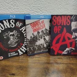 Sons of Anarchy Complete Season 1,2,3,4,5,6 Blu-Ray