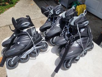 2 pairs of Zetrablade Rollerblades Incline skates like New 1 size 13 and 1 size 8. - $40 each FIRM