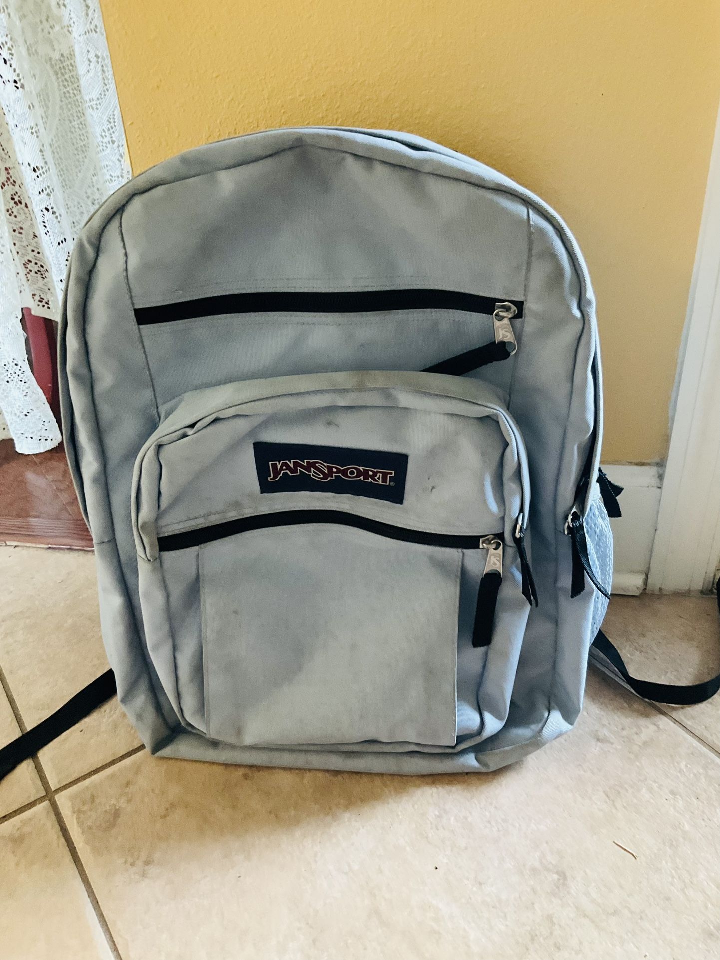 Light Blue Jansport Backpack 