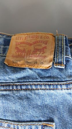 Levi's 550 Size 10 Reg 25x25