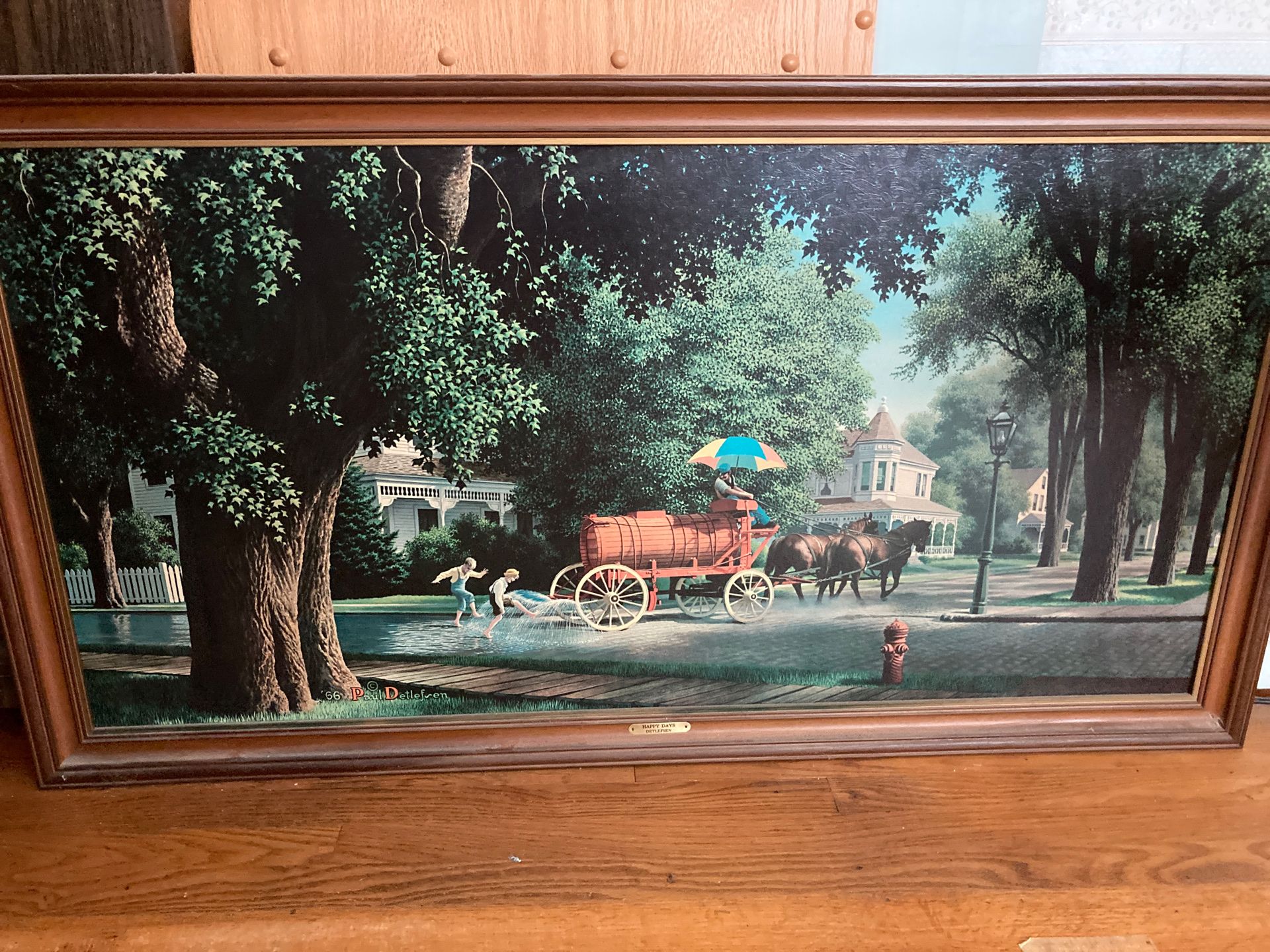 Paul detlefson wall art “happy days”