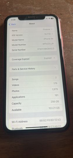iPhone XR Product(RED) 256GB — TRADE ONLY