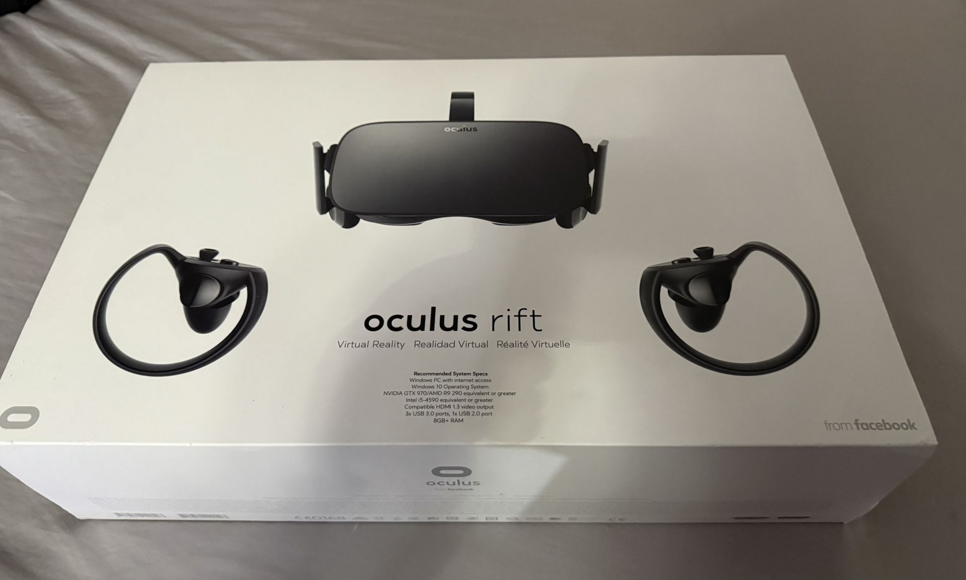 OCU LUS Meta Quest Rift VR System Used Once