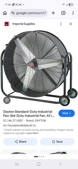 Dayton fan ( industrial grade )