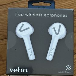 NEW- Veho True Wireless Earphones 
