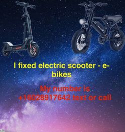 I fixed electric scooter-e-bikes