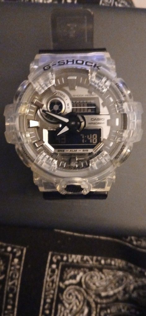 Clear G-Shock Watch