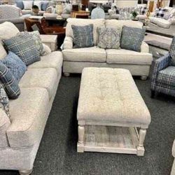 Traemore Living Room Set By Ashley 