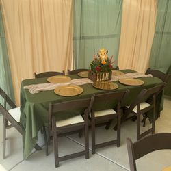 Green Table Clothes