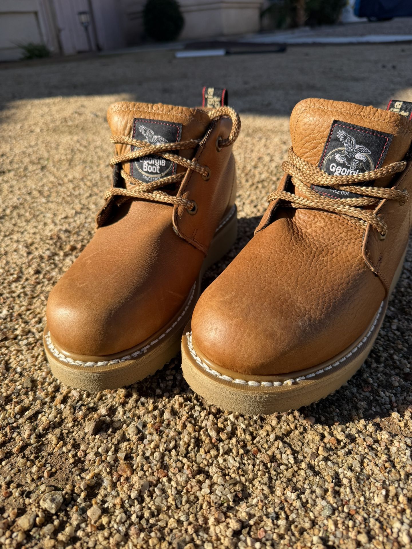 Georgia Low Top Boots Like New ! 