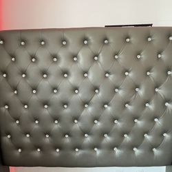 Queen Size Glam Headboard & Frame