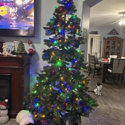 7.5 Ft Home Accent Artificial Christmas Tree