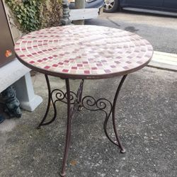 Outdoor Table Mosaic