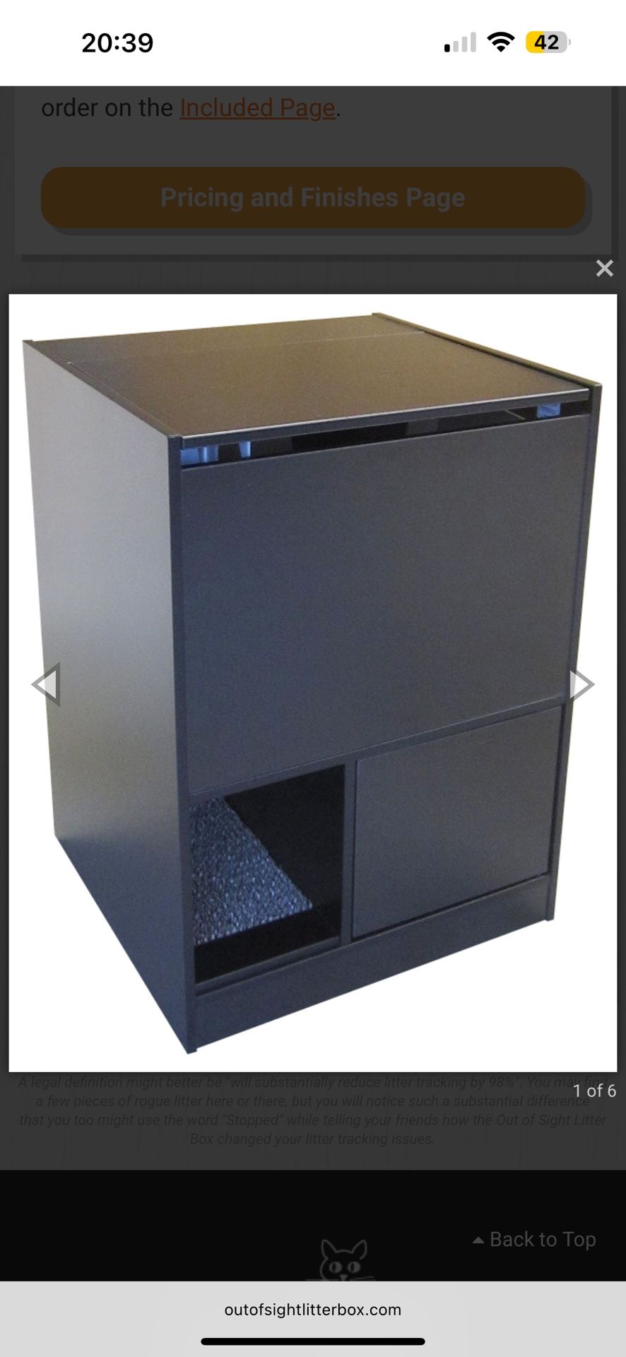 2 Out of Sight Hidden Litter Boxes โ Premium Litter Cabinet Furniture