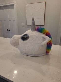 Unicorn Mascot head mask
