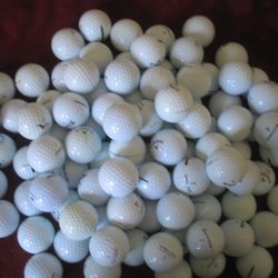 100 VERY GOLF BALLS  MiXED BRANDS OR  60 COLORED  GOLF BALLS 