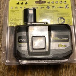 Ryobi 18V ONE+ 8.0 Ah Lithium Battery