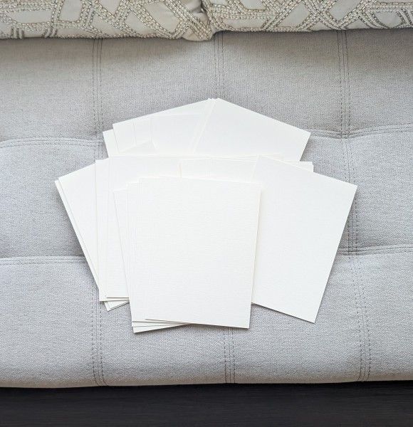 Set Of 50 5"X7" Flat Cover Cardstock DIY Wedding Invitations