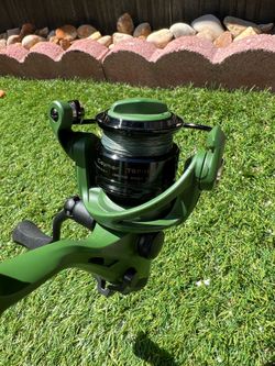 Like New Okuma Ceymar TGI-1000 6’6 Quantum Graphex Spinning Rod Combo