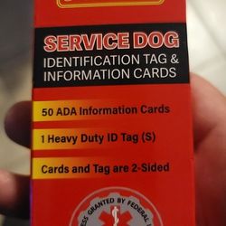 Pelto service dog tag 