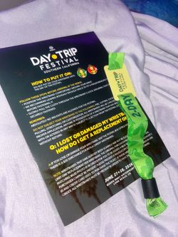 Day Trip 2-Day Wristband, Saturday Only
