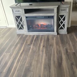 Electric Fireplace TV Stand 