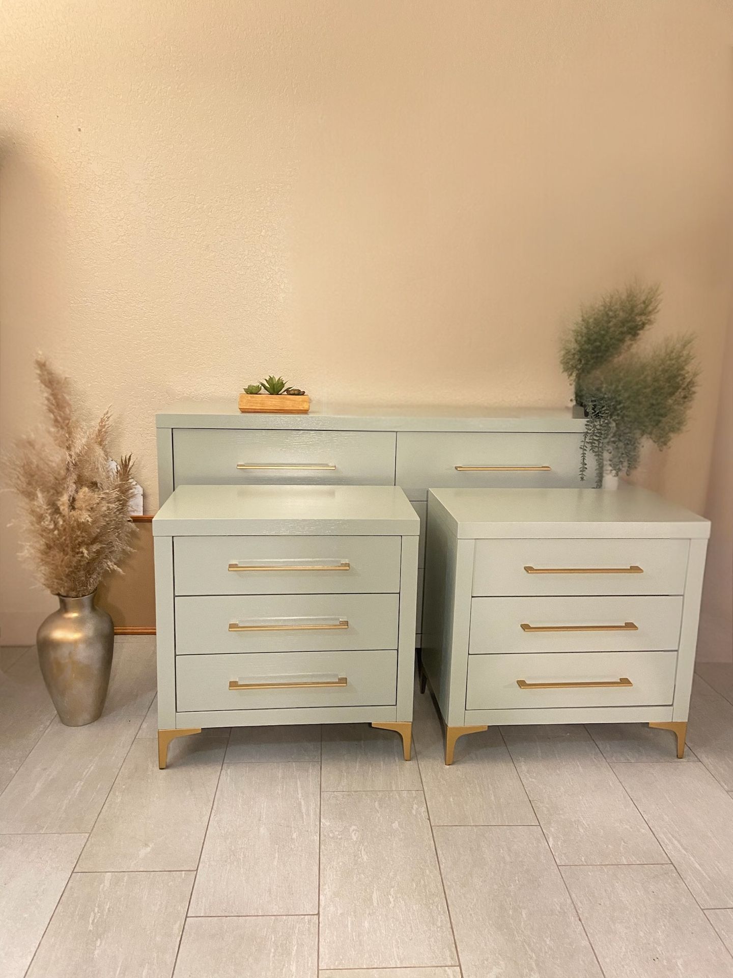 Sage Green Dresser Set 