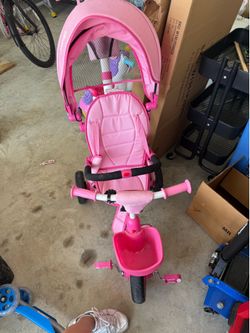 Toddler girl tricycle