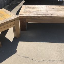 Beautiful Reclaimed Coffee TBL And End TBL. Price $499