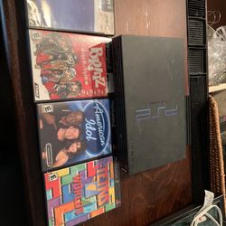PlayStation 2 with games And Controllers 