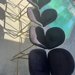 Bar Stools Black And Gold 