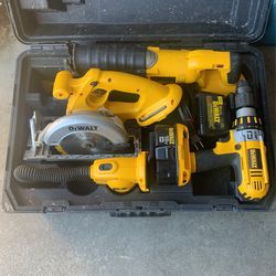 Dewalt 18volt Cordless Power Tool Set
