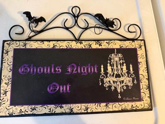 Halloween sign