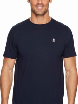 dark navy blue short-sleeve crew neck T-shirt from Psycho Bunny size large