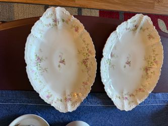 Moritz Zdekauer Vintage Austrian Porcelain Platters