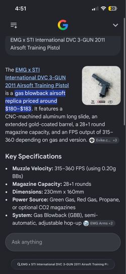Airsoft BB gun