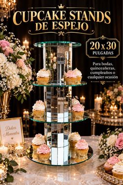 CUPCAKES STAND 20x30” PARA CUALQUIER OCASION