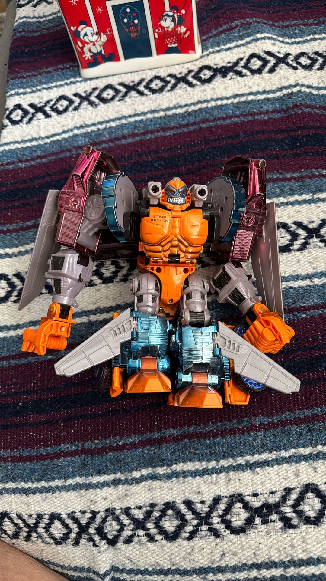 Hasbro Transformers Optimal Transmetals Optimus Beast Wars Action Figure 1998