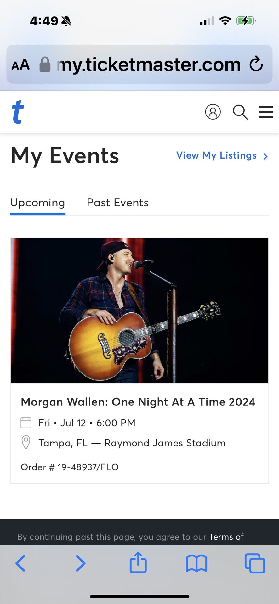 Morgan Wallen tickets July 12 Tampa 