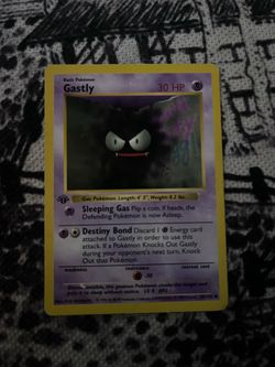 Base Set 1st Edition Gastly 50/102 NM