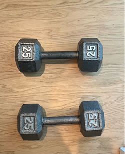 25 lbs dumbbells