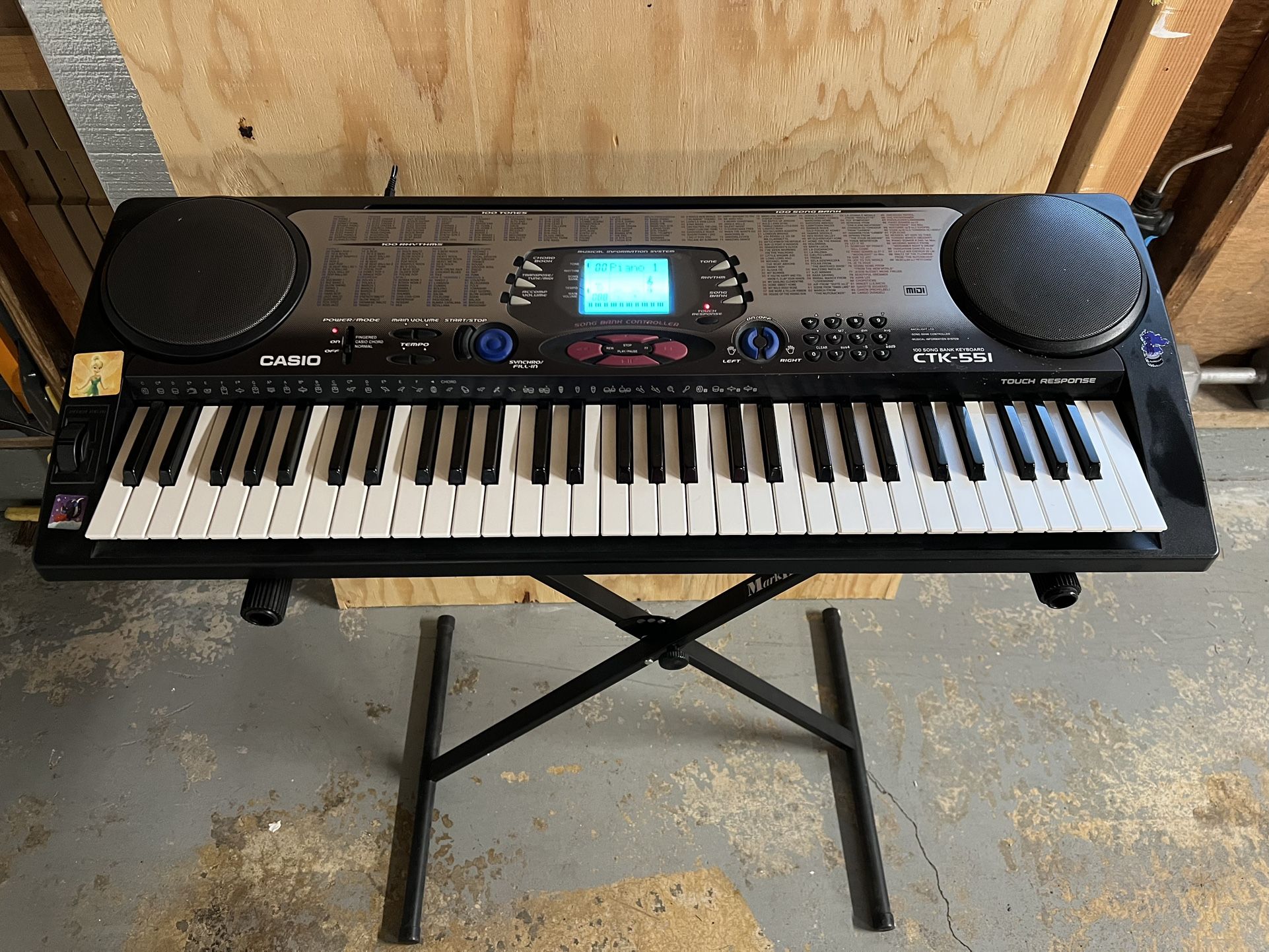 Casio Keyboard with Stand