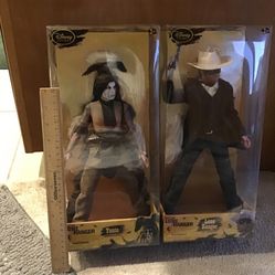 Lone Ranger Action Figure Movie Tanto 12” Johnny Deep Western American Indian Toy