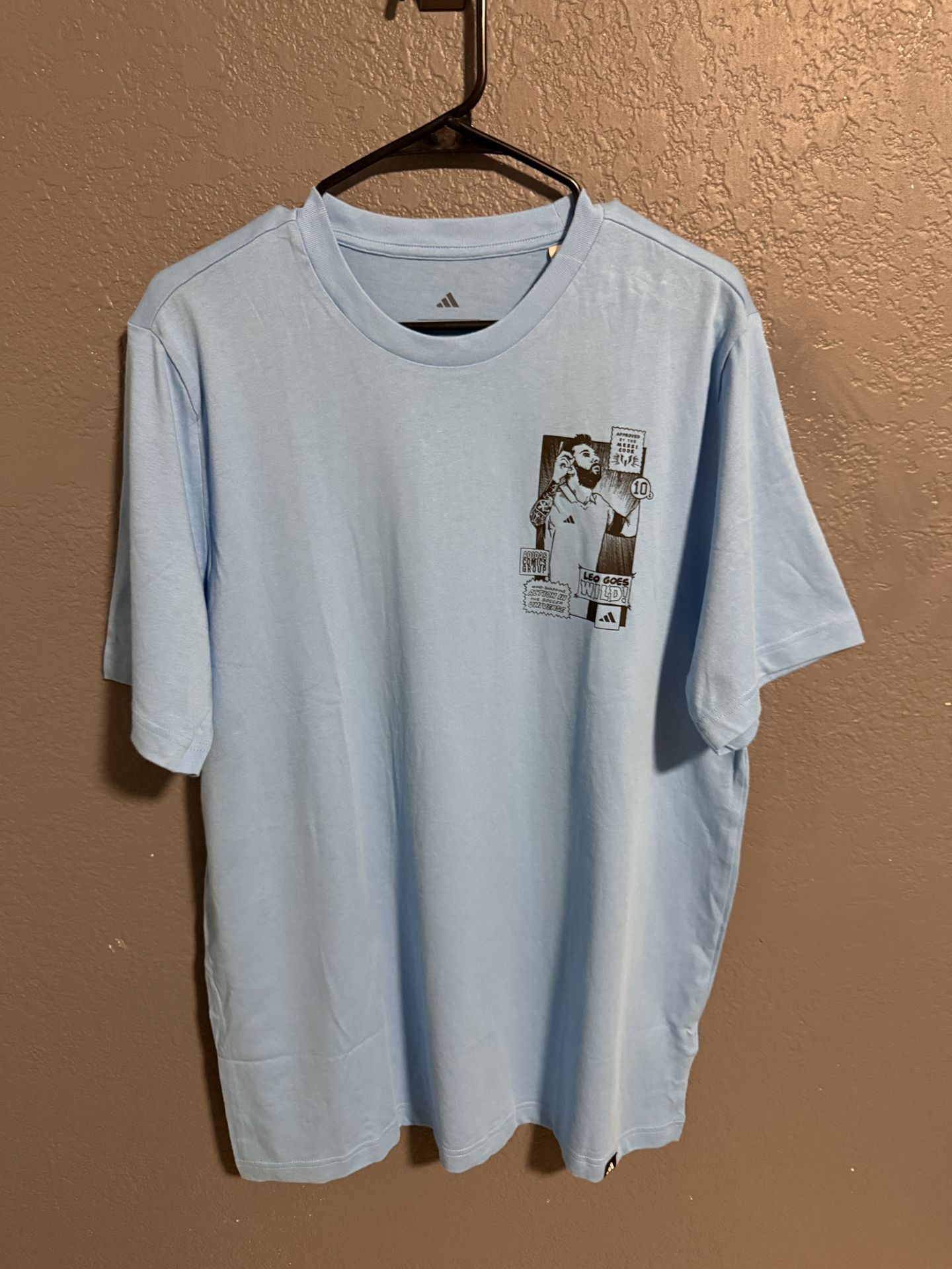 New Adidas Messi T-Shirt Size Large